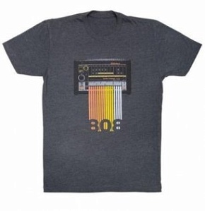 Roland T-shirt Grey TR-808 M